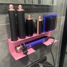 Dyson Airwrap Multistyler ile Uyumlu Düzenleyici Stand Banyo Askısı Pink Grape