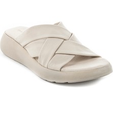 Hush Puppies Atata (624205)  Deri Çapraz Bantlı Anatomik Taban Kadın Terlik