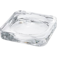 eleanor Cam Glasig Cam Mum Tabağı 3 Adet 3 Turuncu