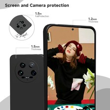 Dexmon Xiaomi Mi 14 Ultra Kılıf Yüksek Kalite 3D Kamera Korumalı Içi Kadife Lansman Liquid Silikon Kapak