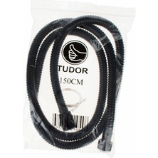 Tudor Duş Hortumu Örgülü Siyah Renk Poşetli 150CM TH-211 9548 9198 2130
