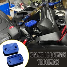 Ysg Xmax Ironmax Techmax 125/250/300 2018-2024 Fren Hidrolik Yağ Kapak Seti Mavi