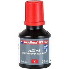 Edding BT30 Kırmızı Tahta Kalemi Mürekkebi 30 ml