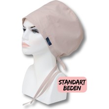 Doktorbonem Standart Beden Vizon Tek Renk Cerrahi Bone Doktor Hemşire Sağlıkçı Hastane Bonesi