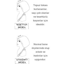 Doktorbonem Standart Beden Tilki Desenli Turuncu Turkuaz Bone