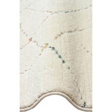 Carpetdocia Kids Pastel Renkli Hav Ve Toz Vermeyen Çocuk Halısı 05 Cream Multy