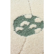 Carpetdocia Kids Pastel Renkli Hav Ve Toz Vermeyen Çocuk Halısı 02 Cream Multy