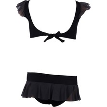 Diva Etekli Bikini - Siyah