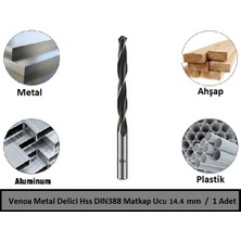 Venoa Metal Delici Hss DIN388 Matkap Ucu 14.4 mm Paket 1 Li