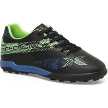 Kinetix Hyde Tf 4pr Siyah Unisex Halı Saha Ayakkabısı PVC Malzeme ile Tam Kalıp Tasarım