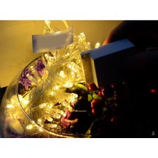 Hobimtek Sarı Dekoratif Led Işık 10 Mt Prizli Sarı