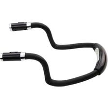 YeniTech Ayarlanabilir Boyut - LED Kitap Okuma Işığı Boyun Askılı Okuma Lambası 60 x 15 E10 Siyah Plastik Ka