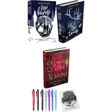 Kar Küresi - Kar Tanesi - Ölümcül Cesaret Yemini + Kalem + Not Defteri