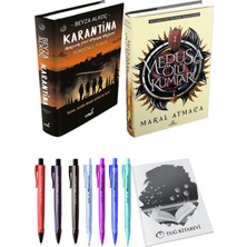 Medusanın Ölü Kumları 2 Ciltli Maral Atmaca ve Karantina 4 Ciltli Beyza Alkoç 2li Set