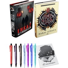 Medusanın Ölü Kumları 2 Ciltli Maral Atmaca ve Enkaz Altındakiler 2 Ciltli Beyza Alkoç 2li Set