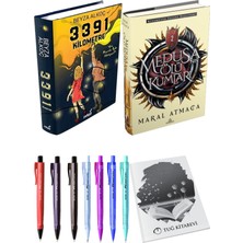 Medusanın Ölü Kumları 2 Ciltli Maral Atmaca ve 3391 Kilometre Ciltli Beyza Alkoç 2li Set