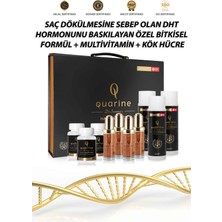 Dr. Sammy's Quarine 4 Serum +3 Tablet + 3 Şampuan Çanta Set - Dökülmelere Karşı Bitkisel Kök Hücre Ekstratları Içeren Onarıcı Saç Bakım Seti