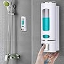Main Shop 1 Adet Beyaz 400 ml Duvara Monte Manuel Sabunluk Sıvı Lavabo Sabunluk El Sabunu