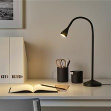 IKEA Siyah Navlinge Ayaklı LED Masa Çalışma Lambası