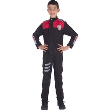 Sevimli Kids 74 Yunus Polis Kostümü Çocuk Kıyafeti Polyester Turuncu Type 1 Slim Polyester