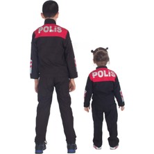 Sevimli Kids 74 Yunus Polis Kostümü Çocuk Kıyafeti Polyester Turuncu Type 1 Slim Polyester