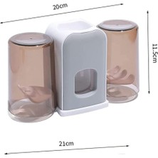 Buffer® Montaj Gerektirmeyen Fayansa,duvara Yapışabilen 2 Kupalı Steril Otomatik Diş Macunluk