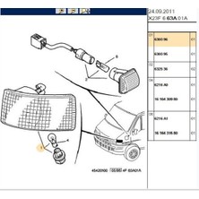 Mars Boxer Jumper Ducato1 Ön Sinyal Sol Mars (520346-630343-1303854080)