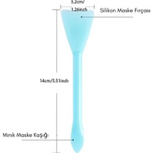 Dvl Silikon Maske Fırçası & Peeling Ve Maske Fırçası &Silikon Çift Taraflı Maske Fırçası