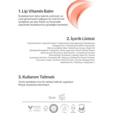 kremi Peptit ve Seramid Içerikli Metal Uçlu Lip Balm ve Onarıcı Canlandırıcı Peeling Etkili Dudak Maskesi