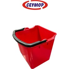 MCK Plus Ceymop Professional Çift Kovalı Temizlik, Paspas Seti Plastik Presli Kat Arabası