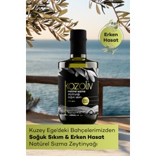 Kozoliv Erken Hasat Soğuk Sıkım Naturel Sızma Zeytinyağı 500 ml Cam Şişe