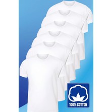 Mood Agenda Erkek Çocuk % 100 Pamuklu Sıfır Yaka 6'lı Fanila