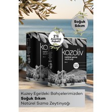 Kozoliv Soğuk Sıkım Naturel Sızma Zeytinyağı 2'li 2 Lt Teneke Kutu