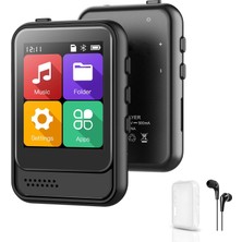 Qngee Bluetooth Mp3 Çalar, 16GB Dahili Bellekli Taşınabilir, Fm Radyo Desteği, Ses Kaydı, E-Kitap