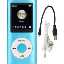 Pusokei Mp3 Çalar Şık Çok Fonksiyonlu Kayıpsız, Kulaklıklı, 1,8 Inç Ince LCD Ekranlı Taşınabilir Destek Hafıza Kartı