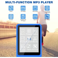 Lychee Dijital Müzik Çalar, Mp3/mp4 Çalar, 8 GB Taşınabilir Hifi 64 GB