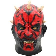 Shipshape Cadılar Bayramı Cosplay Korku Darth Maul Lateks Maske The Phantom Menace Darth Maul Maskesi (Yurt Dışından)