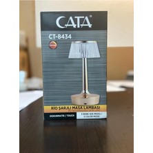 Güven Light Altın Cata 3 Renk Dokunmatik Masa Lambası CT-8434 Metal