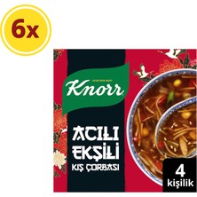 Knorr Acılı Ekşili Kış Çorbası 74G x 6 Adet