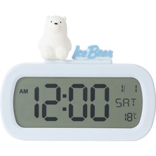 Miniso We Bare Bears Lisanslı Çalar Saat - Kutup Ayısı