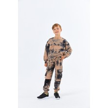 Serbend Kids SGE-1361Bisiklet Yaka Erkek Çocuk Sweatshırt