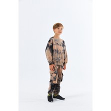 Serbend Kids SGE-1361Bisiklet Yaka Erkek Çocuk Sweatshırt