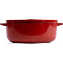 Kitchenaid CC006063 Oval Döküm Demir Tencere 30 cm / 5,6 L Empire Kırmızı