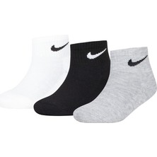 Nıke Lıttle Kıds' Cushıoned Ankle Socks 3'lü Çorap
