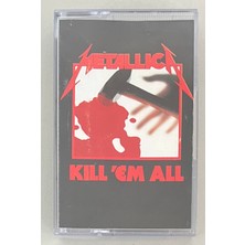 Plaksan Metallica Kill Em All Kaset (Orjinal Dönem Kağıt Baskı Kaset)