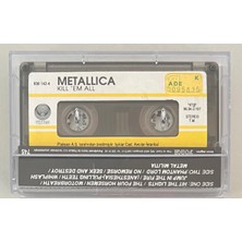 Plaksan Metallica Kill Em All Kaset (Orjinal Dönem Kağıt Baskı Kaset)