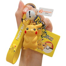 Tzmalloy Pokémon Bebek Anahtarlık Kolye Sevimli Karikatür Pikachu Çift Araba Anahtarlık Kolye (Yurt Dışından)