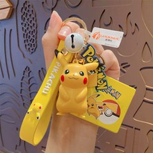 Tzmalloy Pokémon Bebek Anahtarlık Kolye Sevimli Karikatür Pikachu Çift Araba Anahtarlık Kolye (Yurt Dışından)