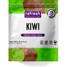 Refresh Chips Freeze Dried Kivi - Dondurularak Kurutulmuş Meyve - Freeze Dry Meyve Kurusu 20gr