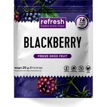 Refresh Chips Freeze Dried Böğürtlen - Dondurularak Kurutulmuş Meyve - Freeze Dry Meyve Kurusu 20gr